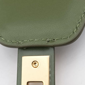 Pre-owned Celine Besace 16 Small Green Leather W-SL-2 shoulderbag | stylenewstar