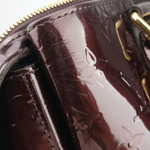 Pre-owned Louis Vuitton MELROSE AVENUE AMARANTE Vernis M93757 handbag | stylenewstar