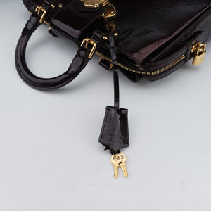 Pre-owned Louis Vuitton MELROSE AVENUE AMARANTE Vernis M93757 handbag | stylenewstar