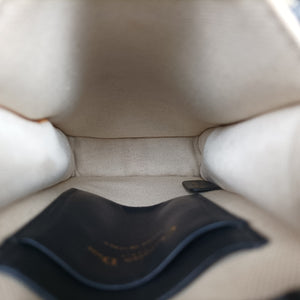 Pre-owned Christian Dior Saddle Phone holder Navy jacquard×Leather  shoulderbag | stylenewstar