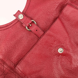Pre-owned Christian Dior Cannage Bee Red Leather  handbag | stylenewstar