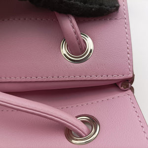 Pre-owned Hermes Sac Aline mini Pink lambskin  shoulderbag | stylenewstar