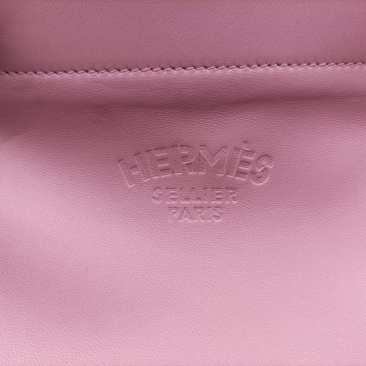 Pre-owned Hermes Sac Aline mini Pink lambskin  shoulderbag | stylenewstar