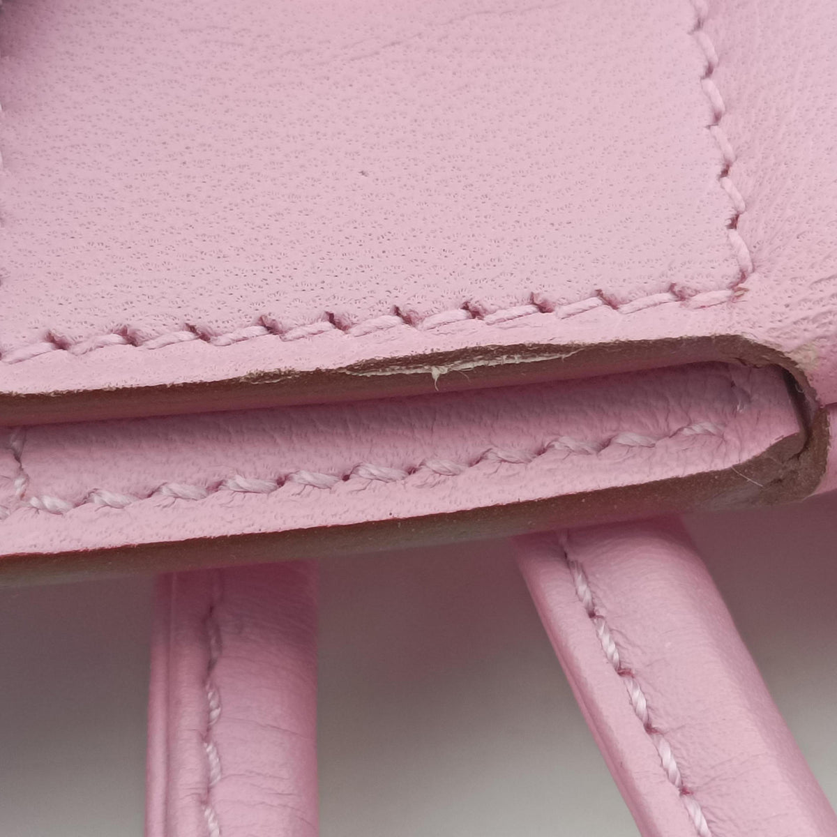 Pre-owned Hermes Sac Aline mini Pink lambskin  shoulderbag | stylenewstar