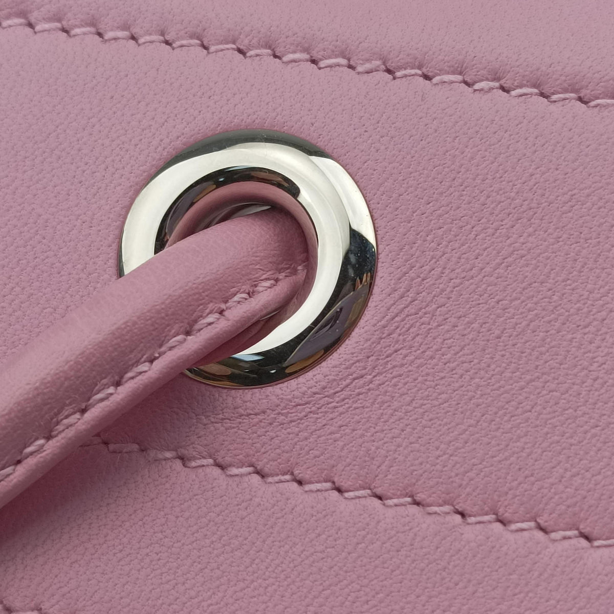 Pre-owned Hermes Sac Aline mini Pink lambskin  shoulderbag | stylenewstar