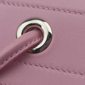 Pre-owned Hermes Sac Aline mini Pink lambskin  shoulderbag | stylenewstar