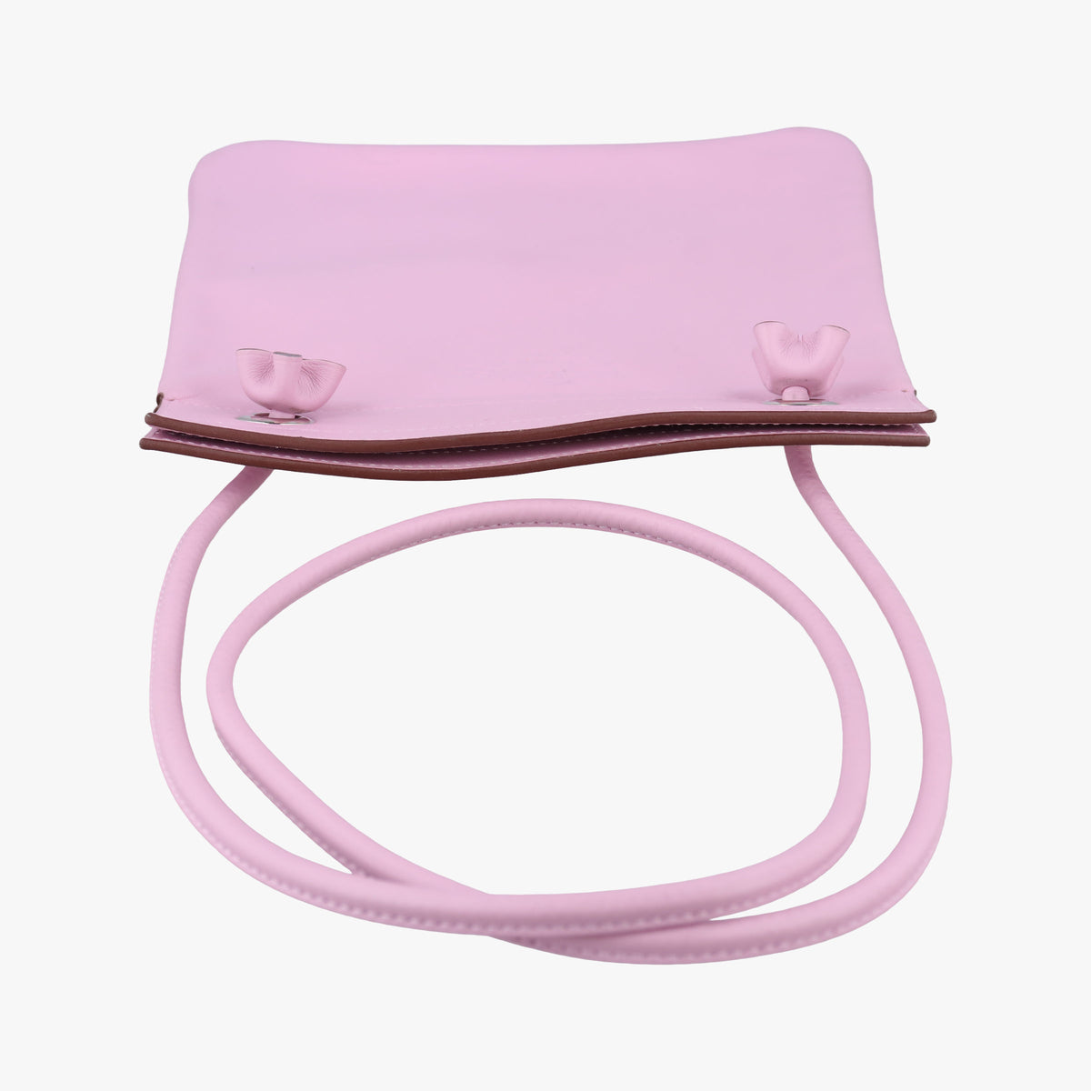 Pre-owned Hermes Sac Aline mini Pink lambskin  shoulderbag | stylenewstar