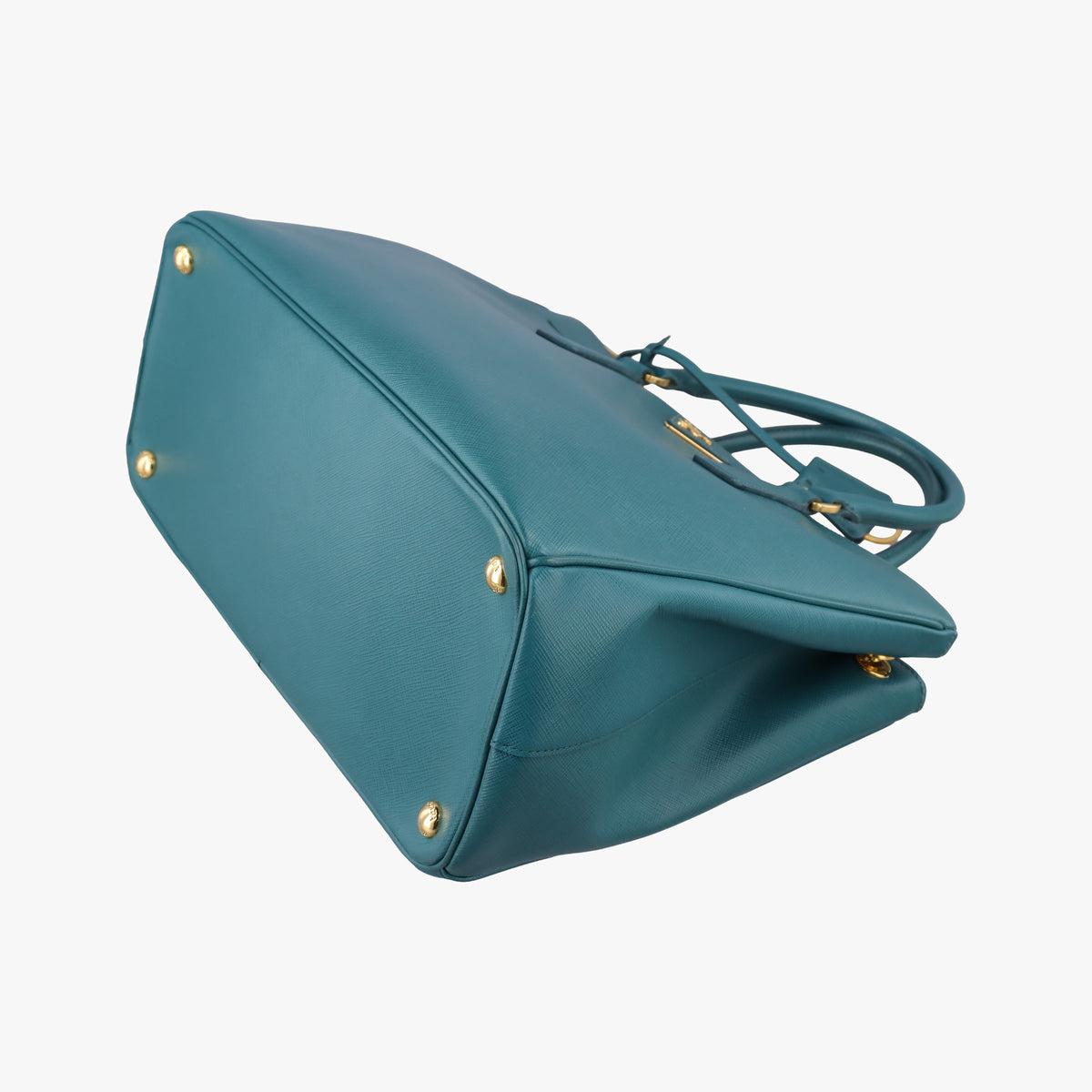 Vintage Prada Galleria BlueGreen SAFFIANO Leather BN1786 handbag | stylenewstar