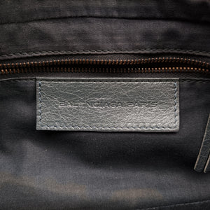 Pre-owned Balenciaga Classic The Toolkit Grey Green Lambskin 327101 shoulderbag | stylenewstar