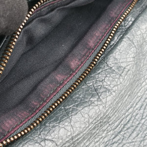 Pre-owned Balenciaga Classic The Toolkit Grey Green Lambskin 327101 shoulderbag | stylenewstar
