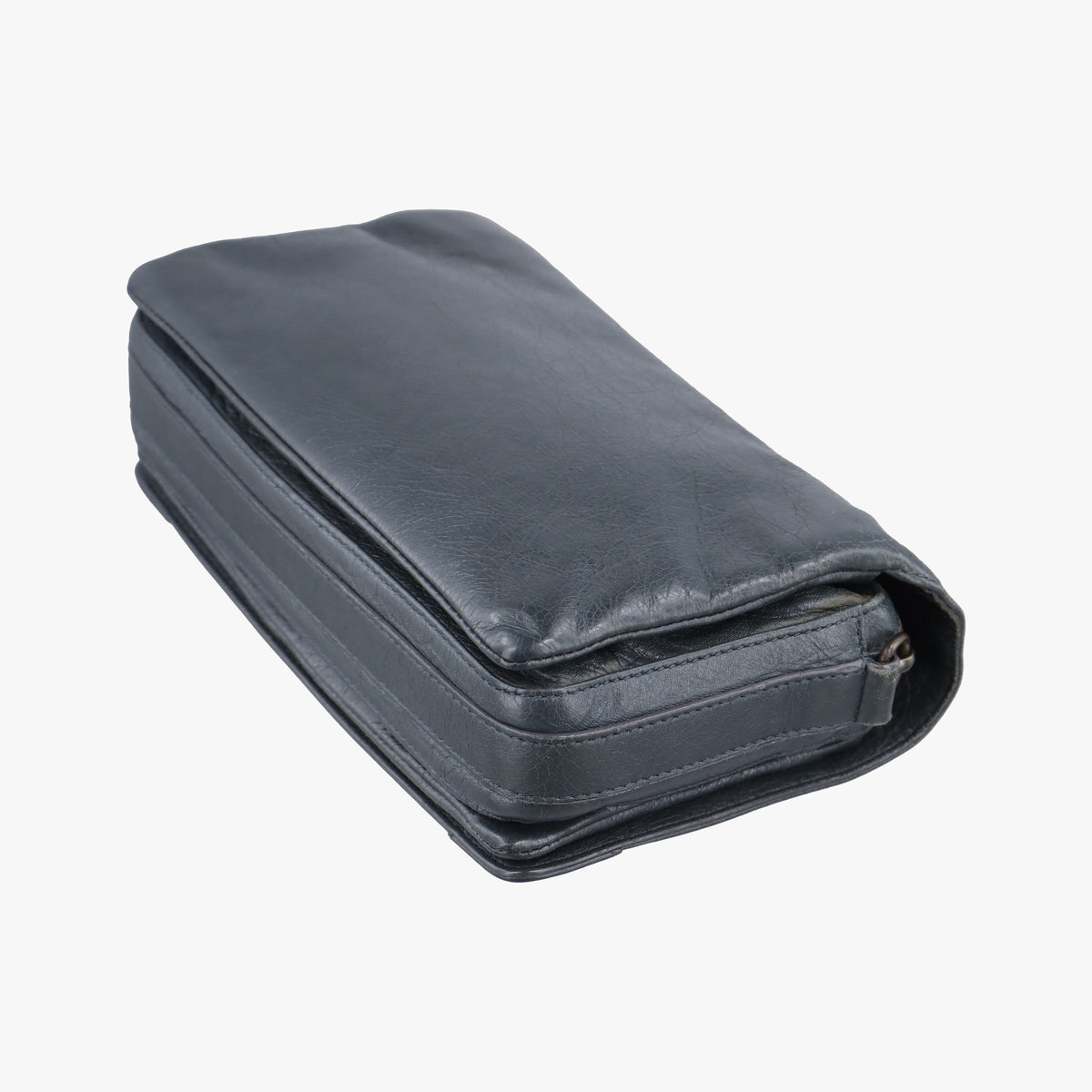 Pre-owned Balenciaga Classic The Toolkit Grey Green Lambskin 327101 shoulderbag | stylenewstar