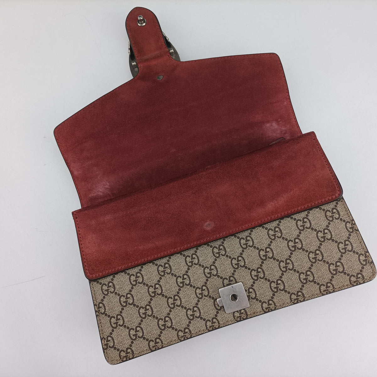 Vintage Gucci Dionysus beige×red×multi PVC coated canvas × suede 400249 shoulderbag | stylenewstar