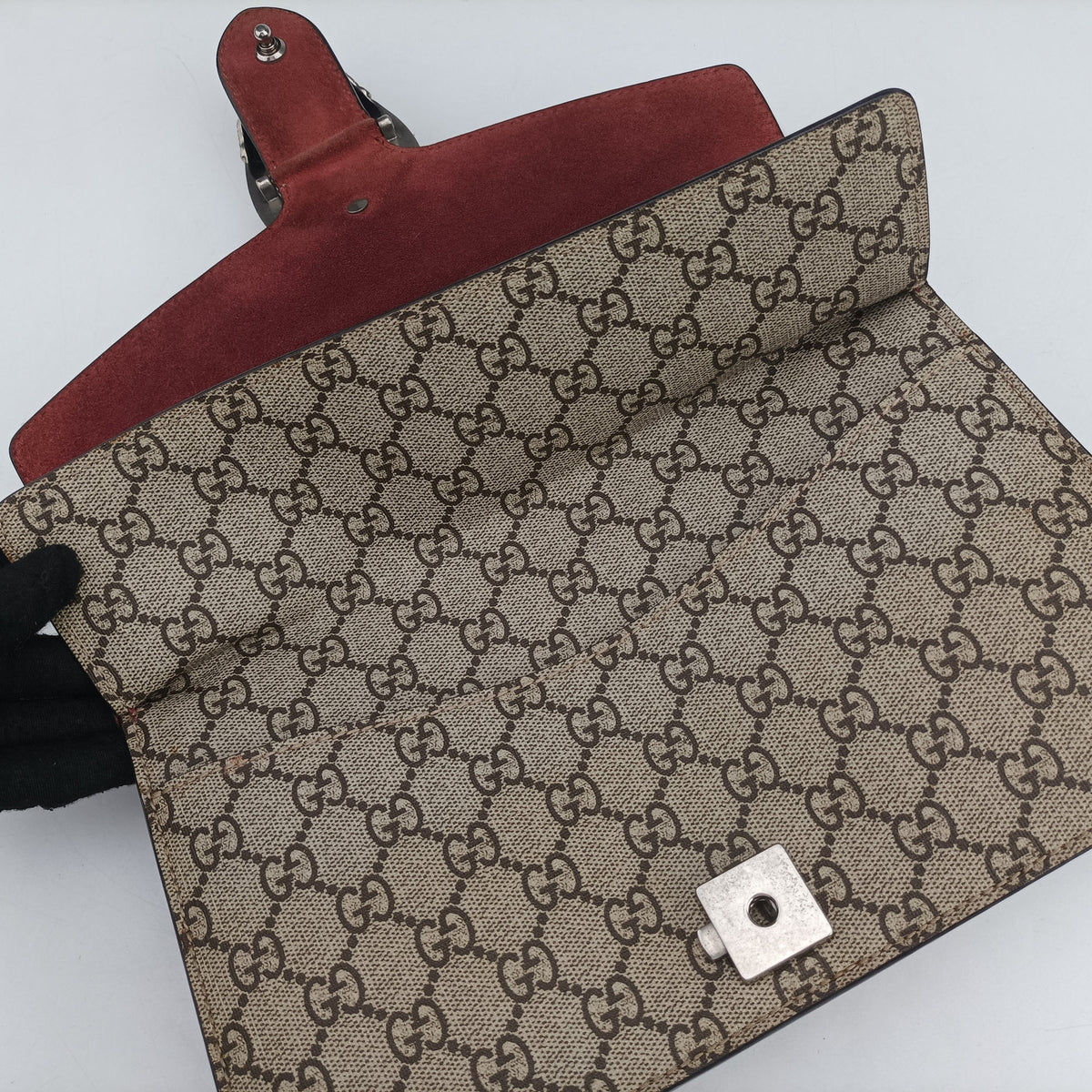 Vintage Gucci Dionysus beige×red×multi PVC coated canvas × suede 400249 shoulderbag | stylenewstar