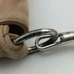 Pre-owned Yves Saint Laurent Mombasa Camel Suede 112930 shoulderbag | stylenewstar