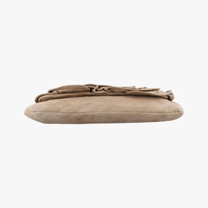 Pre-owned Yves Saint Laurent Mombasa Camel Suede 112930 shoulderbag | stylenewstar