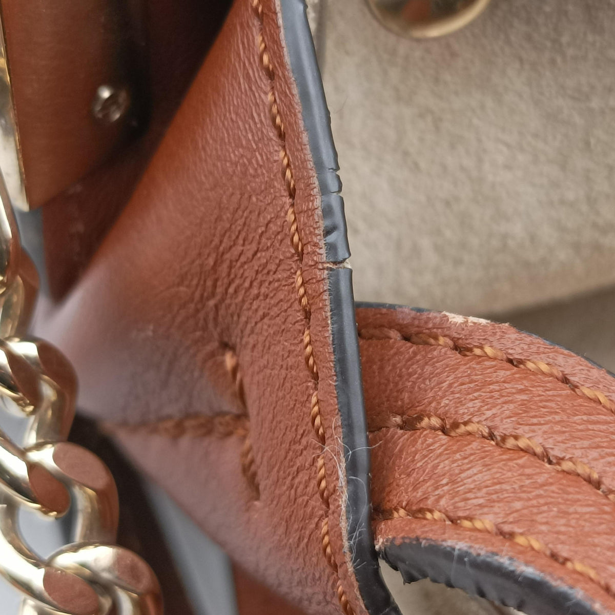 Pre-owned Chloe FAYE Brown Suede × leather  shoulderbag | stylenewstar