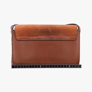Pre-owned Chloe FAYE Brown Suede × leather  shoulderbag | stylenewstar