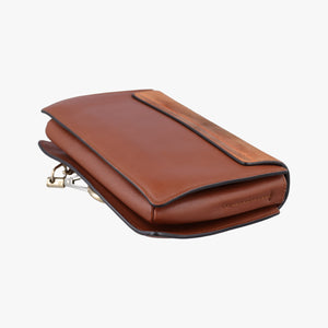 Pre-owned Chloe FAYE Brown Suede × leather  shoulderbag | stylenewstar