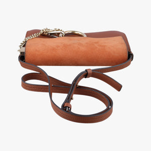 Pre-owned Chloe FAYE Brown Suede × leather  shoulderbag | stylenewstar