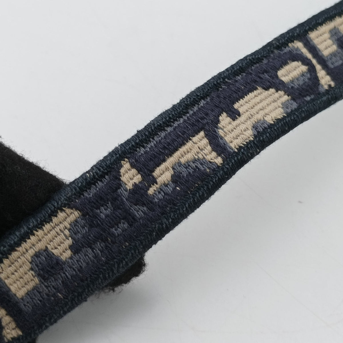 Secondhand Christian Dior Saddle Navy Jacquard  shoulderbag | stylenewstar