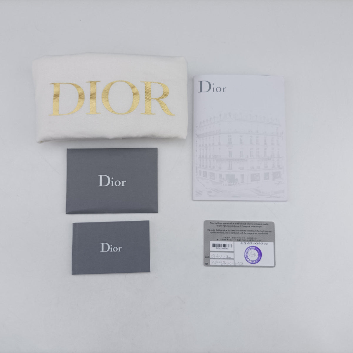 Secondhand Christian Dior Saddle Navy Jacquard  shoulderbag | stylenewstar