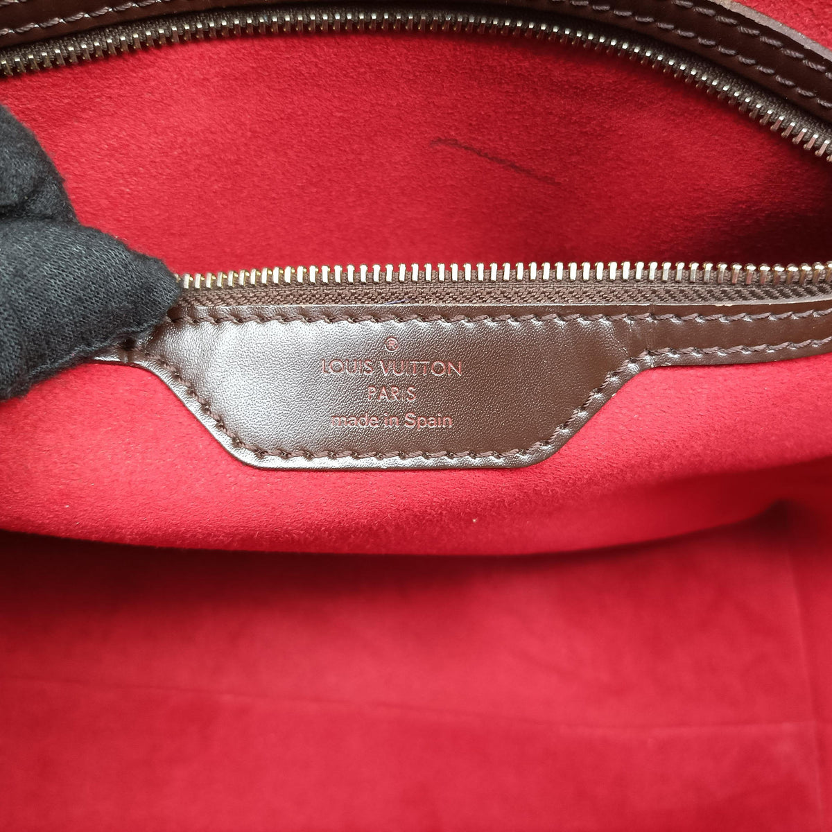 Pre-owned Louis Vuitton HAMPSTEAD MM EBENE Damier Canvas N51204 shoulderbag | stylenewstar