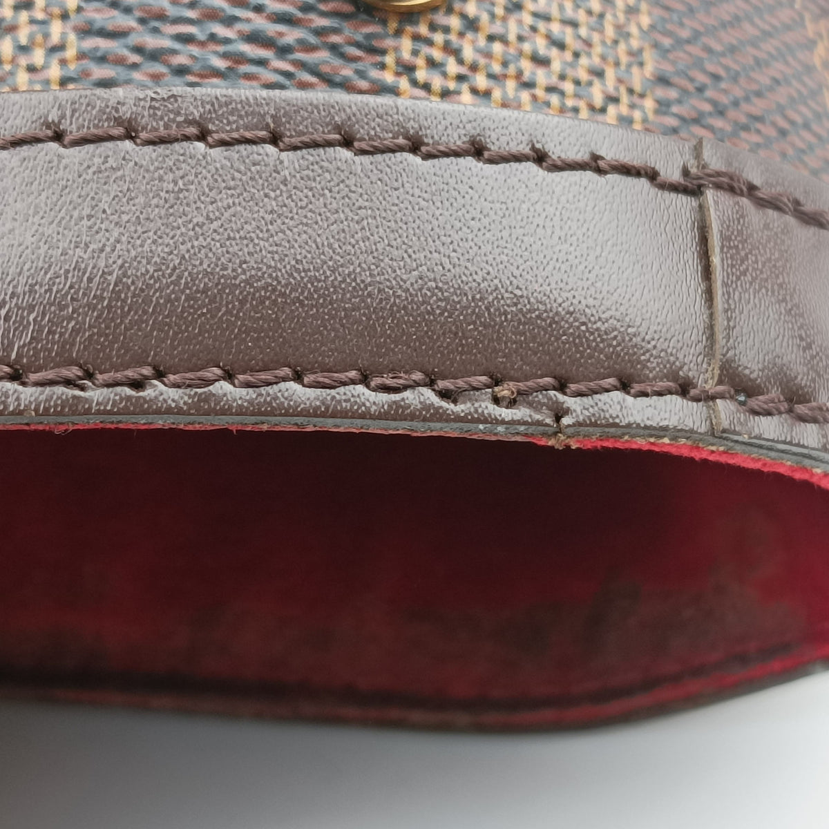 Pre-owned Louis Vuitton HAMPSTEAD MM EBENE Damier Canvas N51204 shoulderbag | stylenewstar