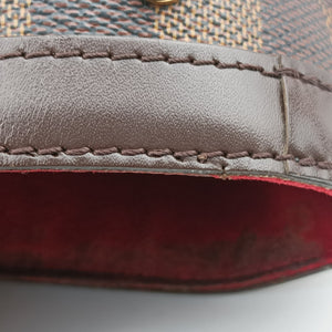Pre-owned Louis Vuitton HAMPSTEAD MM EBENE Damier Canvas N51204 shoulderbag | stylenewstar