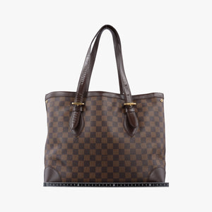 Pre-owned Louis Vuitton HAMPSTEAD MM EBENE Damier Canvas N51204 shoulderbag | stylenewstar
