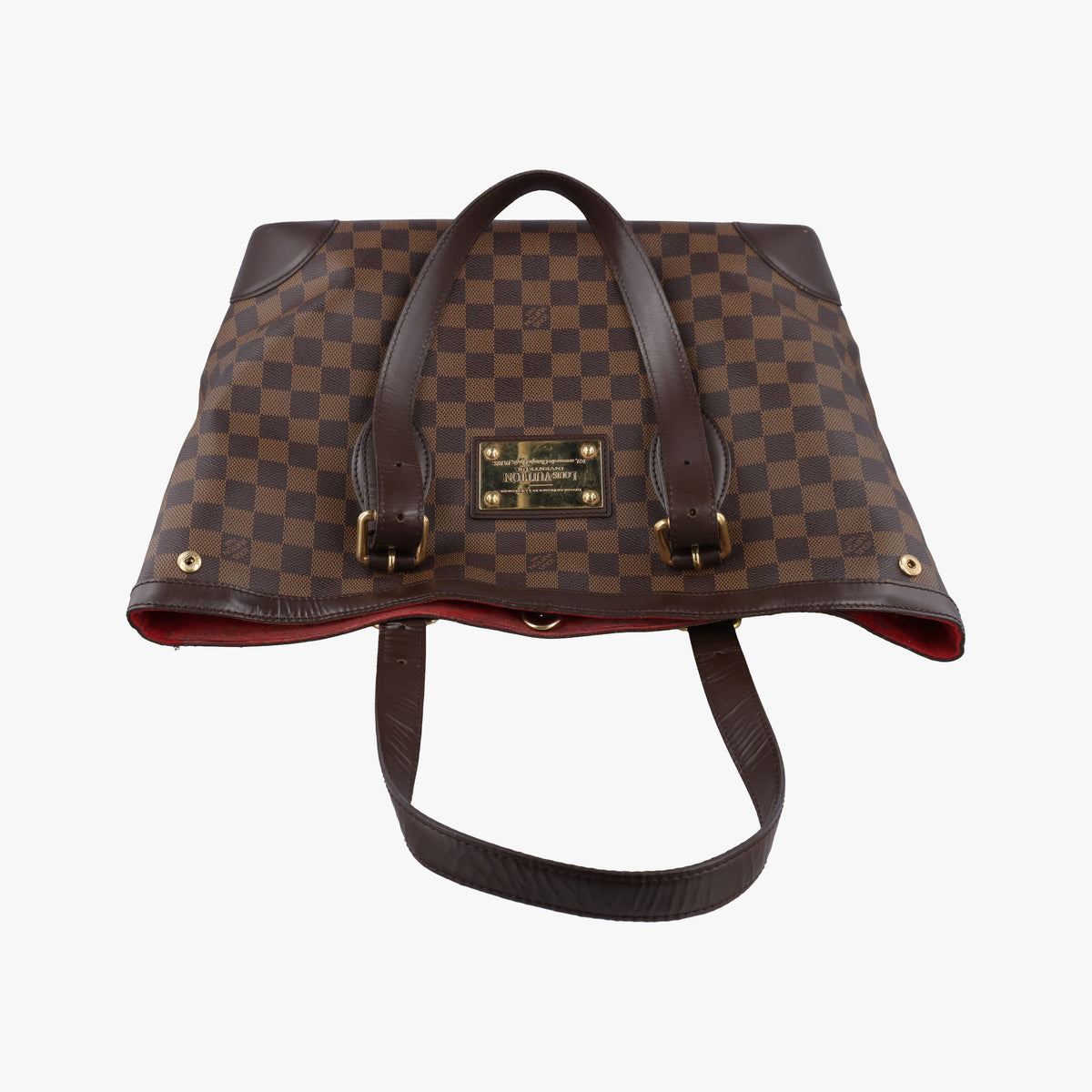 Pre-owned Louis Vuitton HAMPSTEAD MM EBENE Damier Canvas N51204 shoulderbag | stylenewstar