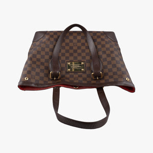 Pre-owned Louis Vuitton HAMPSTEAD MM EBENE Damier Canvas N51204 shoulderbag | stylenewstar