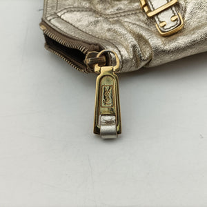 Pre-owned Yves Saint Laurent Downtown Tote Golden Leather 213729 handbag | stylenewstar