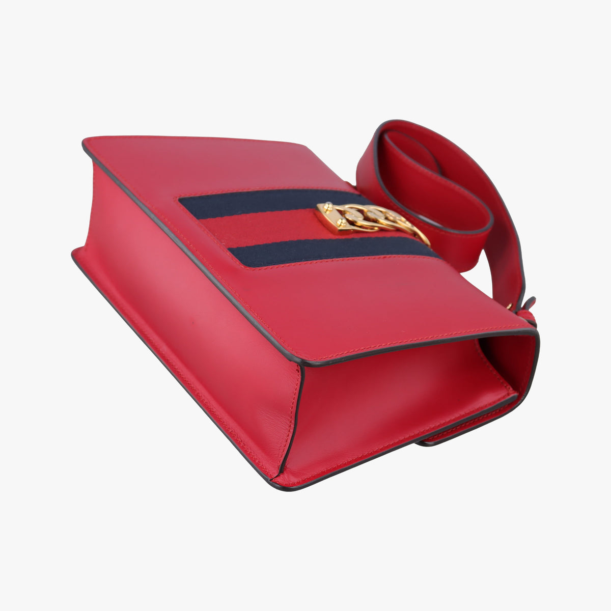 Pre-owned Gucci Sylvie Red Leather 421882 shoulderbag | stylenewstar