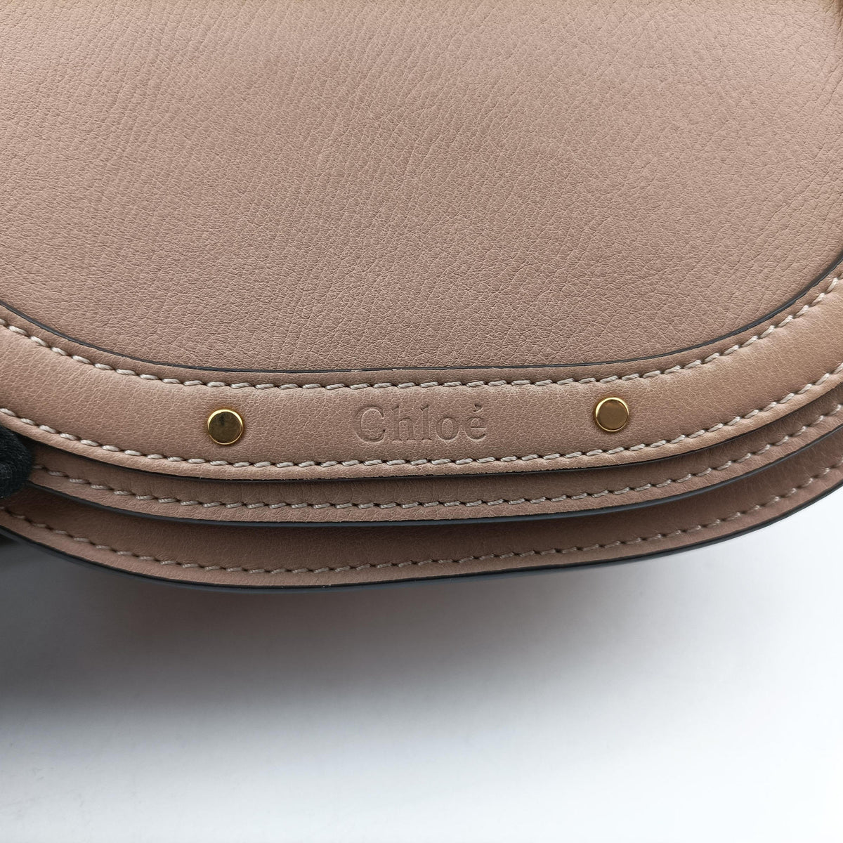 Pre-owned Chloe Bracelet Nile Beige Leather  shoulderbag | stylenewstar