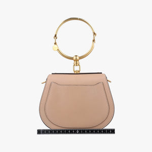 Pre-owned Chloe Bracelet Nile Beige Leather  shoulderbag | stylenewstar