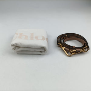 Pre-owned Chloe Bracelet Nile Beige Leather  shoulderbag | stylenewstar