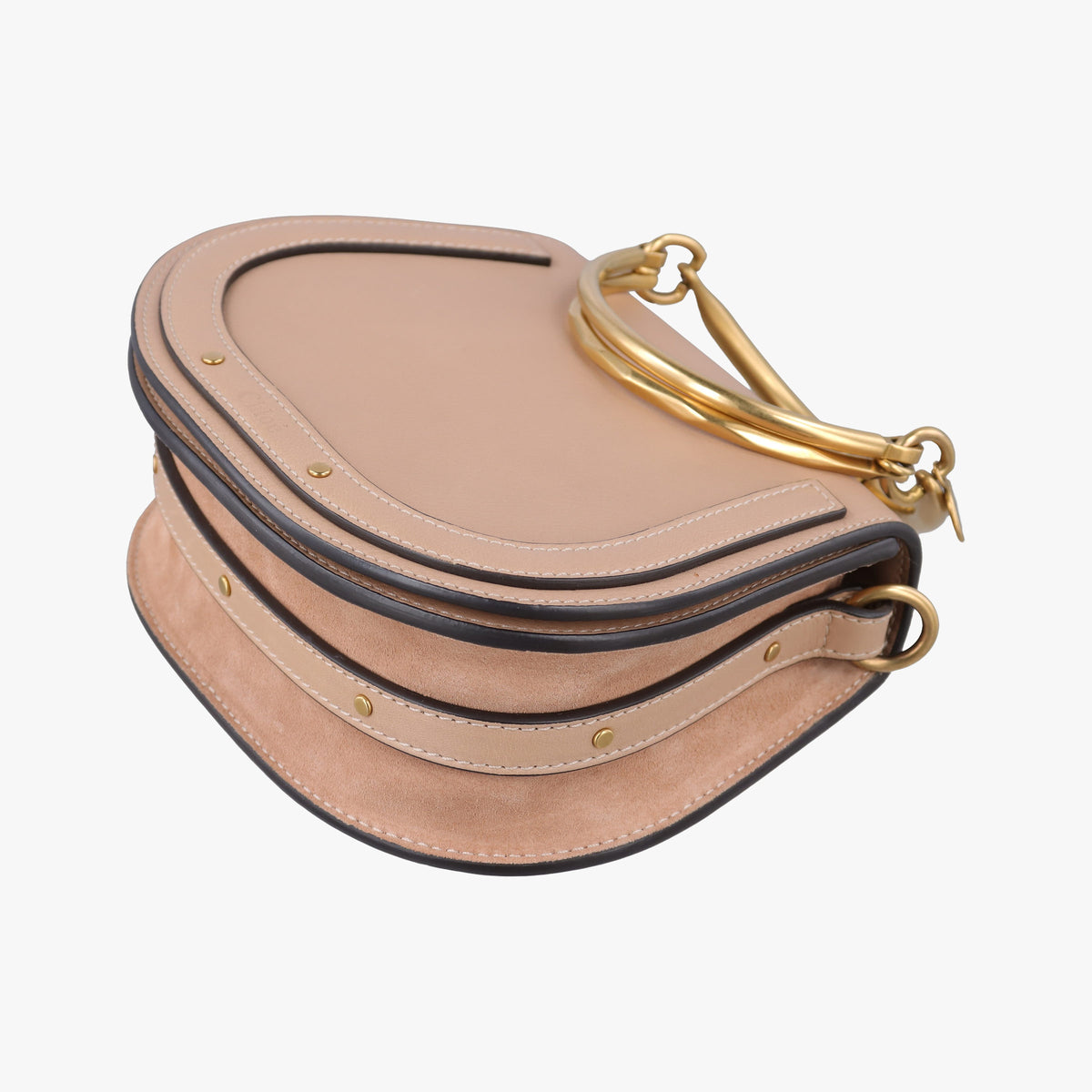 Pre-owned Chloe Bracelet Nile Beige Leather  shoulderbag | stylenewstar