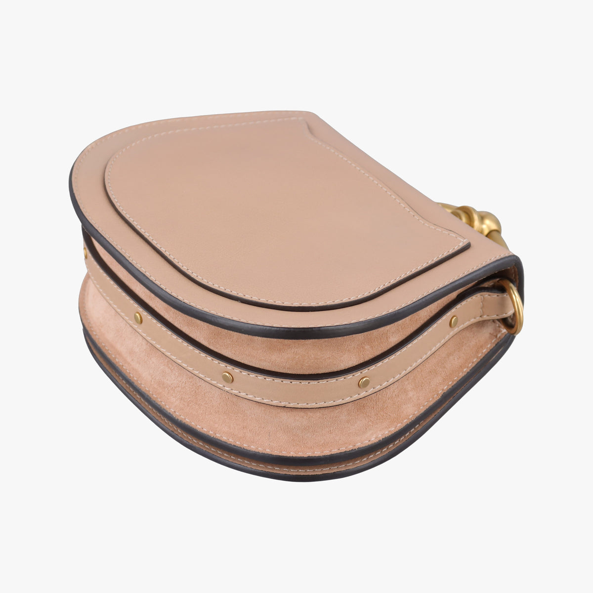 Pre-owned Chloe Bracelet Nile Beige Leather  shoulderbag | stylenewstar