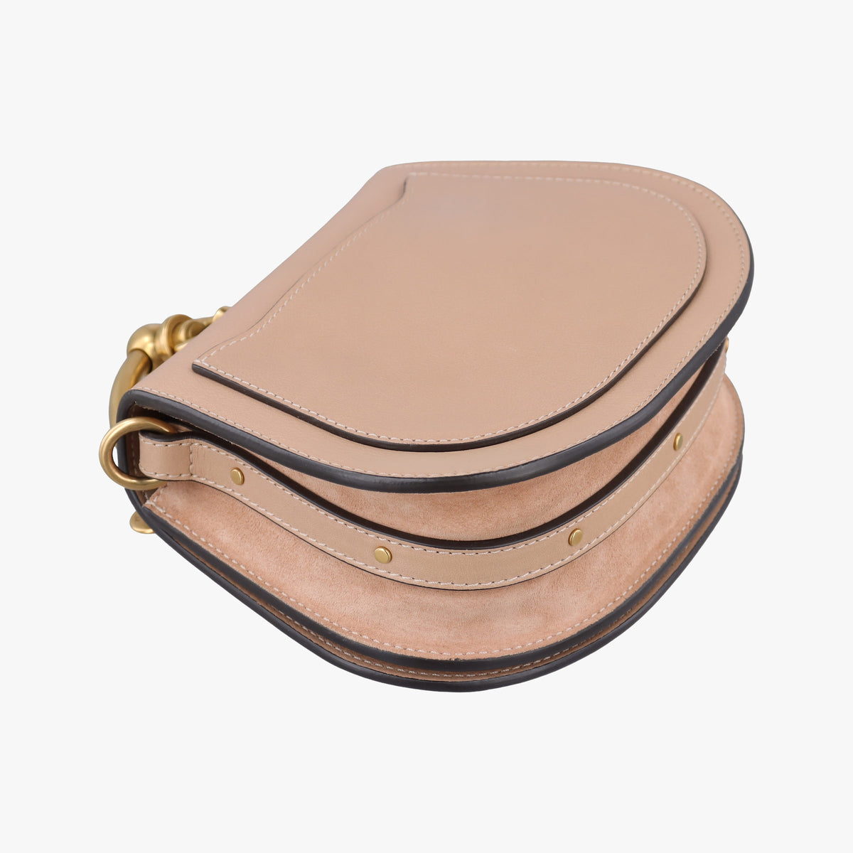 Pre-owned Chloe Bracelet Nile Beige Leather  shoulderbag | stylenewstar