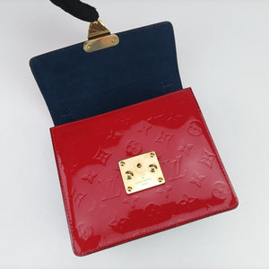Pre-owned Louis Vuitton Spring street PM Scarlet Red Monogram Canvas×Vernis×Epi M90505 shoulderbag | stylenewstar