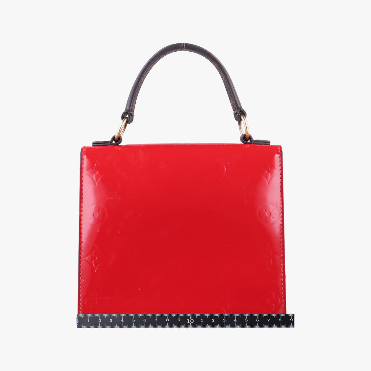 Pre-owned Louis Vuitton Spring street PM Scarlet Red Monogram Canvas×Vernis×Epi M90505 shoulderbag | stylenewstar