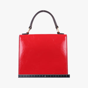 Pre-owned Louis Vuitton Spring street PM Scarlet Red Monogram Canvas×Vernis×Epi M90505 shoulderbag | stylenewstar