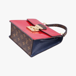 Pre-owned Louis Vuitton Spring street PM Scarlet Red Monogram Canvas×Vernis×Epi M90505 shoulderbag | stylenewstar