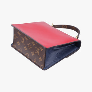Pre-owned Louis Vuitton Spring street PM Scarlet Red Monogram Canvas×Vernis×Epi M90505 shoulderbag | stylenewstar