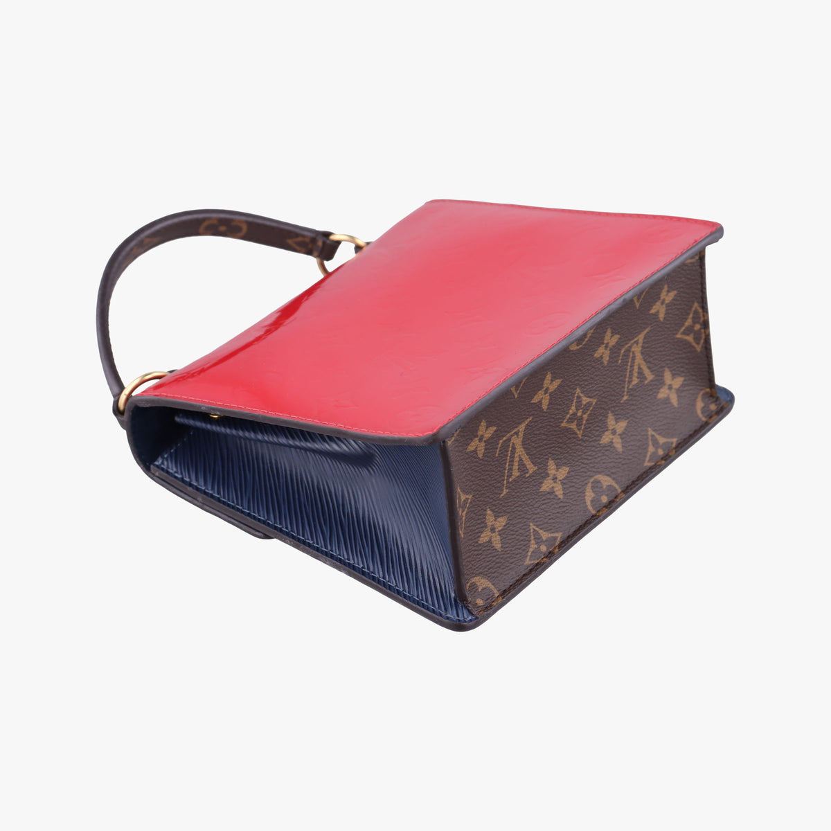 Pre-owned Louis Vuitton Spring street PM Scarlet Red Monogram Canvas×Vernis×Epi M90505 shoulderbag | stylenewstar