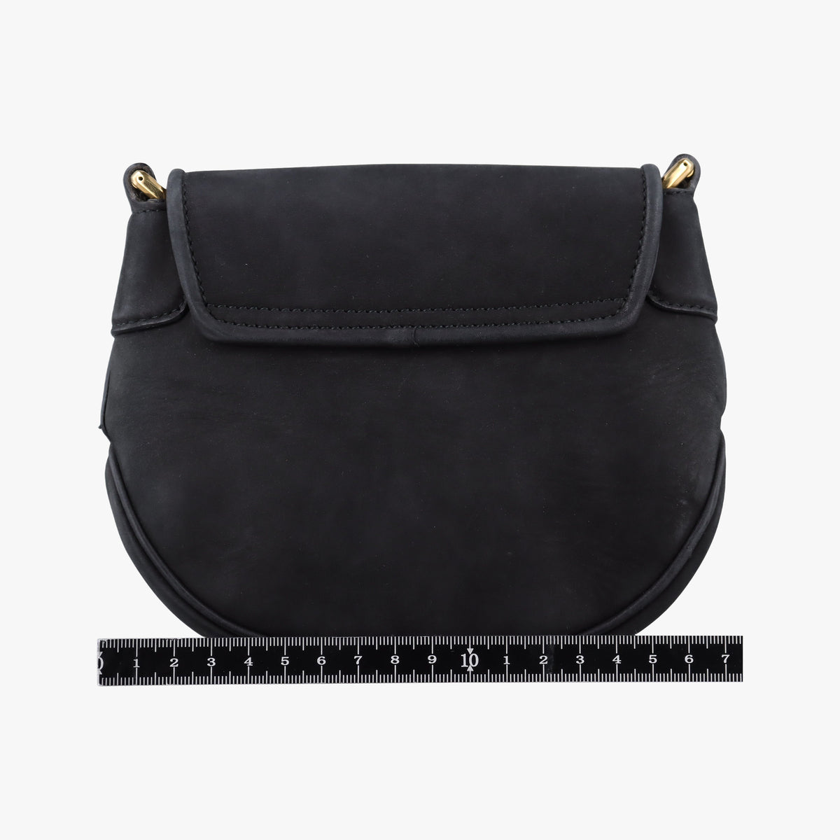 Secondhand Gucci Nubuck Tigrette Chain Black Suede 290684 shoulderbag | stylenewstar