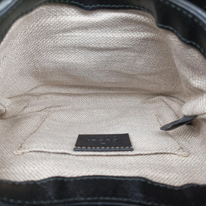 Secondhand Gucci Nubuck Tigrette Chain Black Suede 290684 shoulderbag | stylenewstar