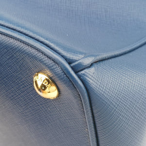 Vintage Prada Galleria Blue SAFFIANO Leather BN2274 handbag | stylenewstar