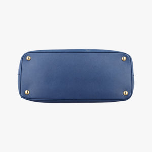 Vintage Prada Galleria Blue SAFFIANO Leather BN2274 handbag | stylenewstar