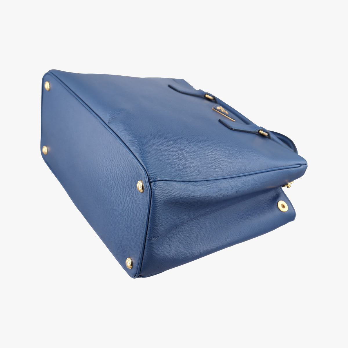 Vintage Prada Galleria Blue SAFFIANO Leather BN2274 handbag | stylenewstar